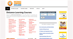 Desktop Screenshot of distancelearningireland.com